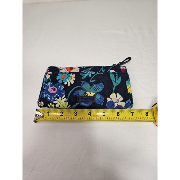 Vera Bradley Handbags - Vera Bradley‎ 7" Wallet Blue/Flowers
